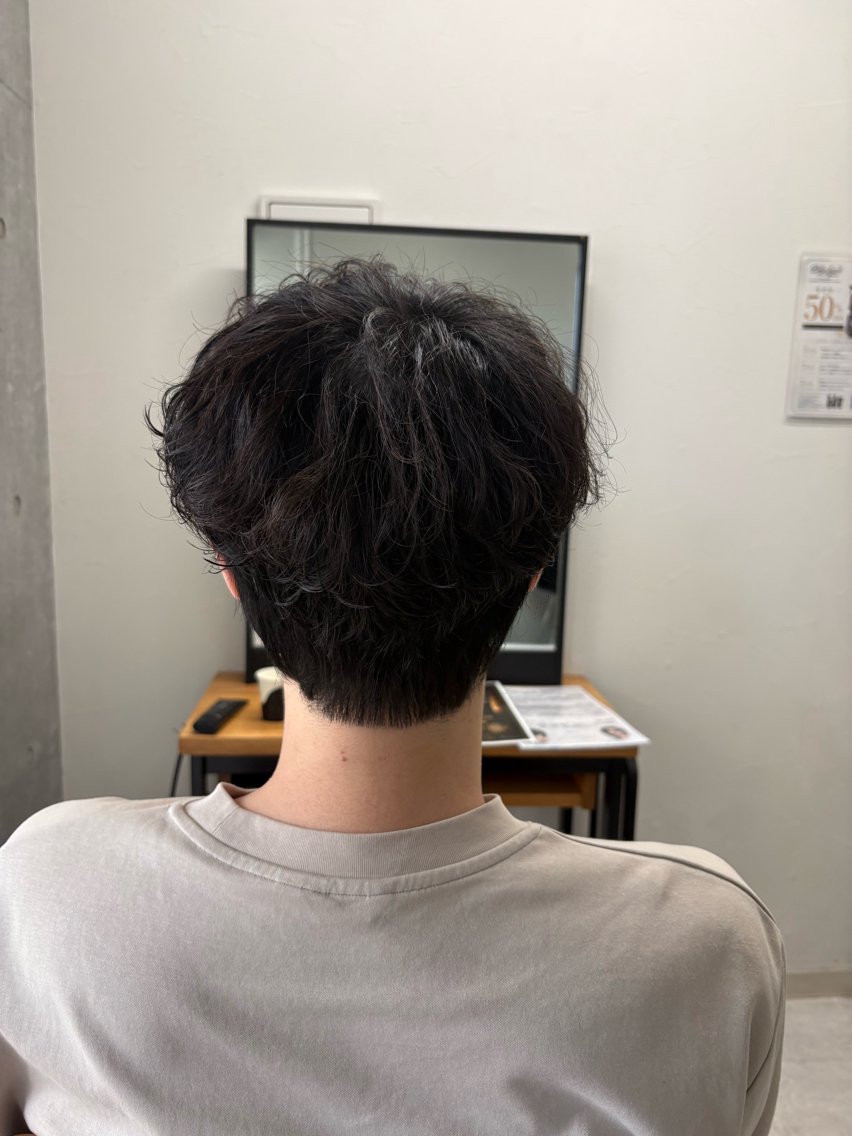 パーマ メンズ 海外風パーマ カラー特化園田　楓莉のヘアスタイル