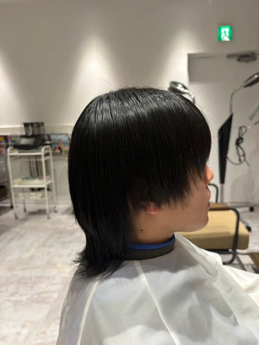 メンズ マッシュ メンズウルフカット ウルフカット 鈴木 奏のヘアスタイル