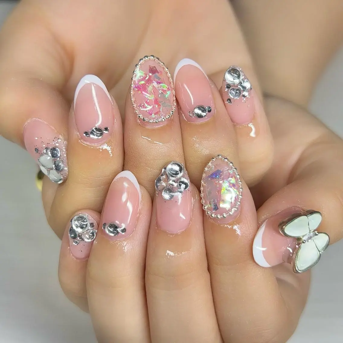 ネイル ワンホンネイル ハンドネイル 【Yappy🌈】 💖P-tanaのネイルデザイン