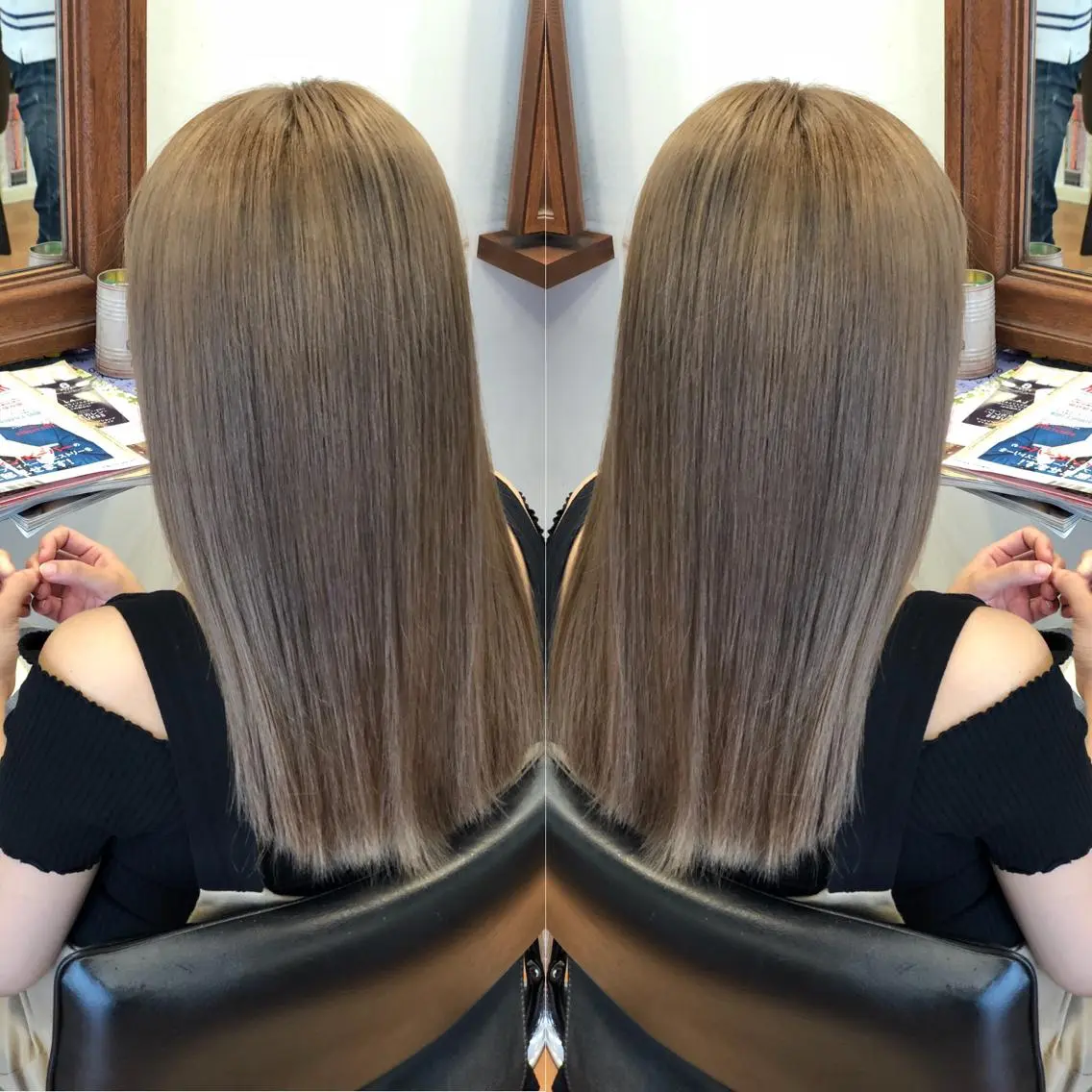 セミロング ヘアカラー トリートメント LOCO/ Koukiのヘアスタイル