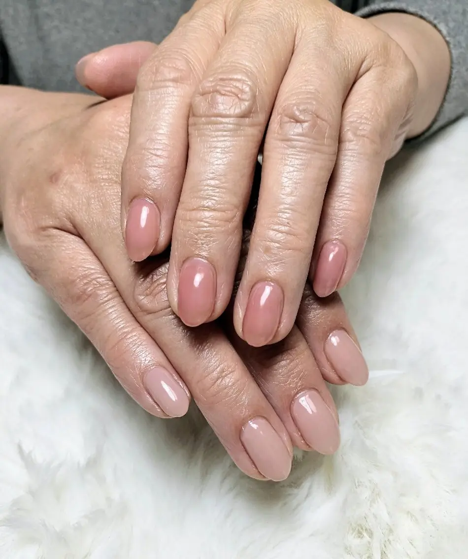 ネイル ワンカラーネイル ピンク 春ネイル megumi. sのネイルデザイン