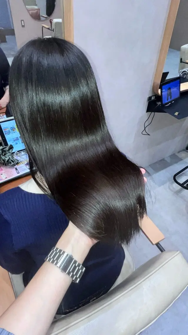 ロング トリートメント 💙まの/ 透明感カラー💙のヘアスタイル