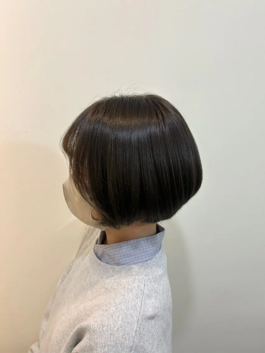 カラー ブラウンカラー オリーブブラウン 🪐vision🪐 はなのヘアスタイル
