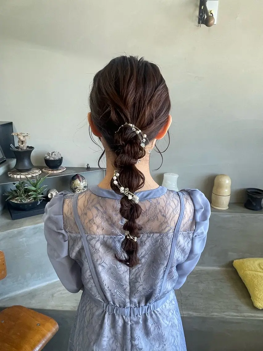 ヘアアレンジの写真