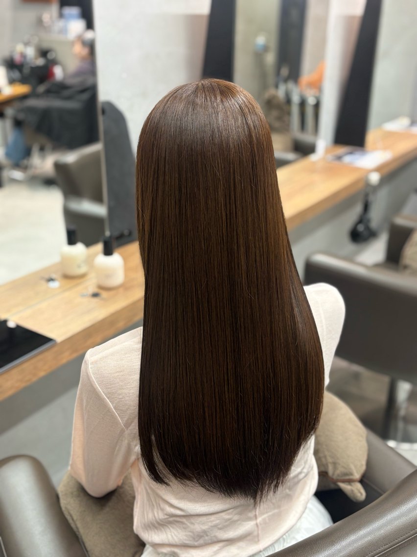 ロング カラー ベージュカラー ヘアカラー トリートメント girly上品ヘア 🎀/ベージュikuのヘアスタイル