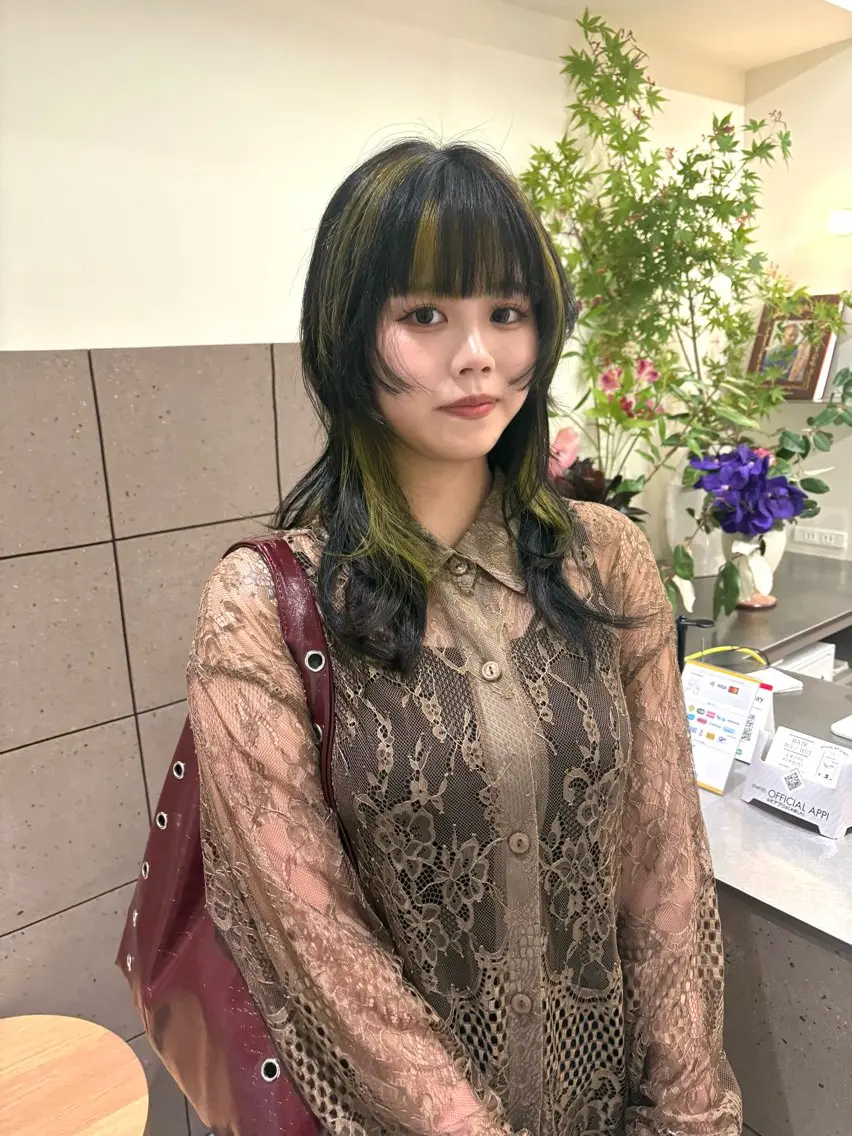 ロング ヘアカラー トリートメント natsuki /HUIのヘアスタイル