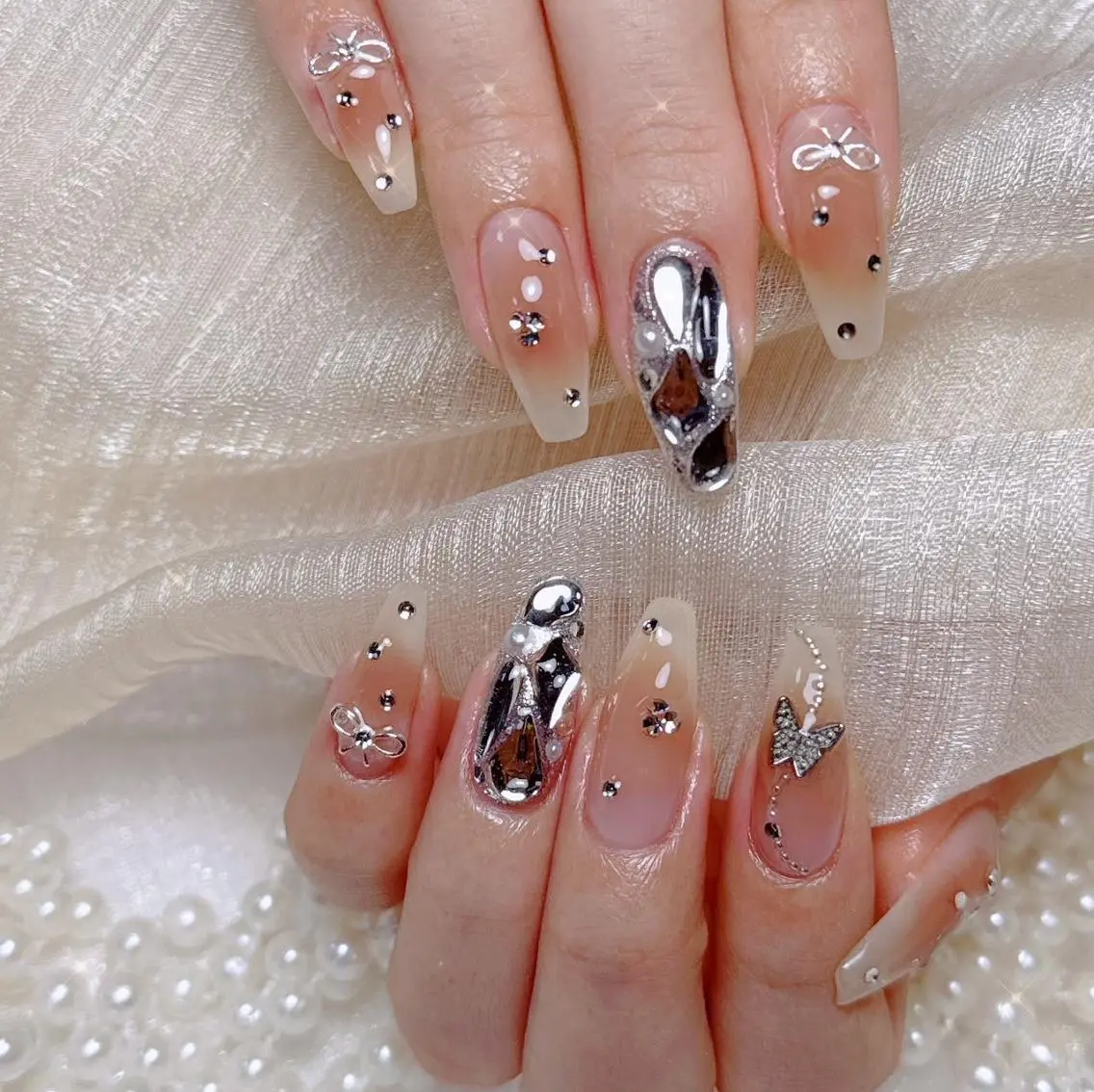 ネイル ハンドネイル 🎀七海 🎀のネイルデザイン