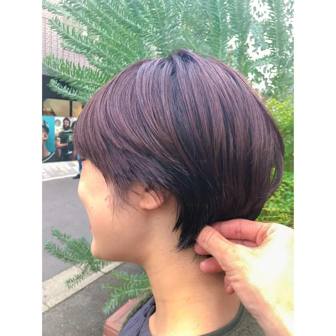 ショート カラー ショートボブ カシス ボブ ショートヘア カット ヘアカラー トリートメント ヘアセット センスをお届けします 大谷将生infpのヘアスタイル