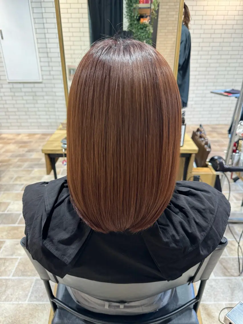ミディアム ASHLEY 福島店のヘアスタイル