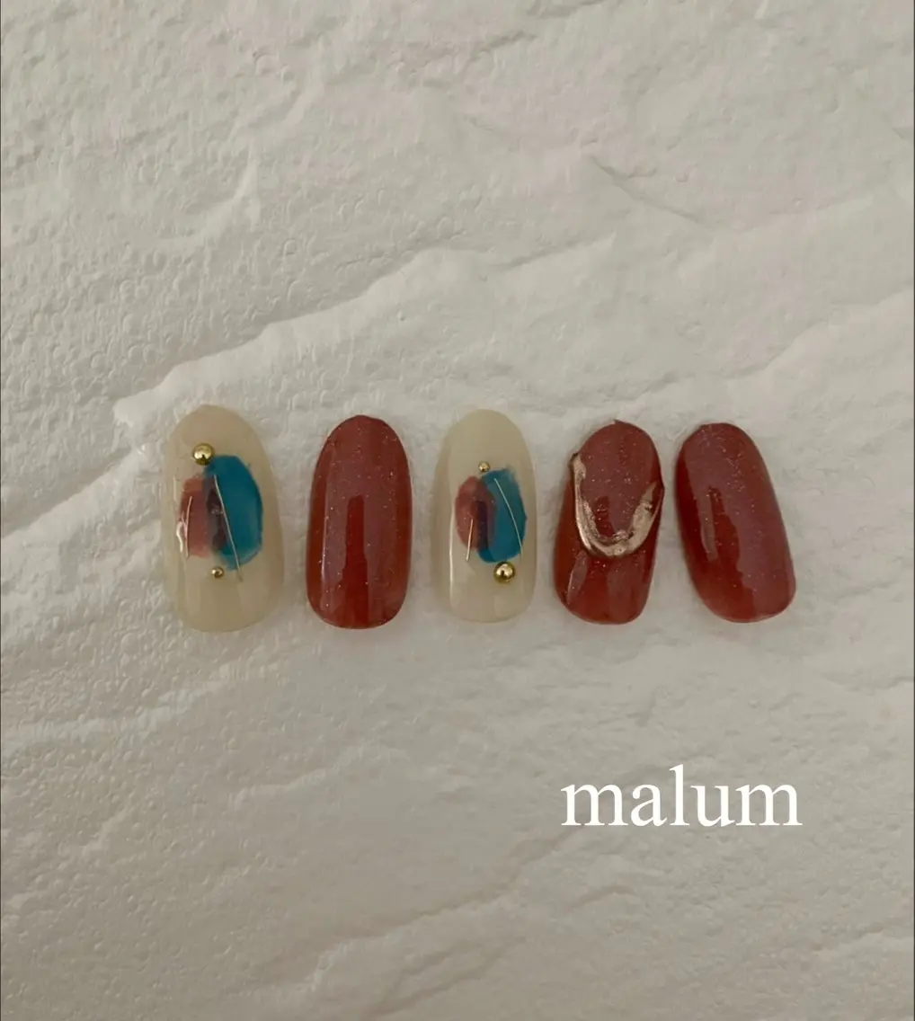 ネイル ハンドネイル malum nailのネイルデザイン