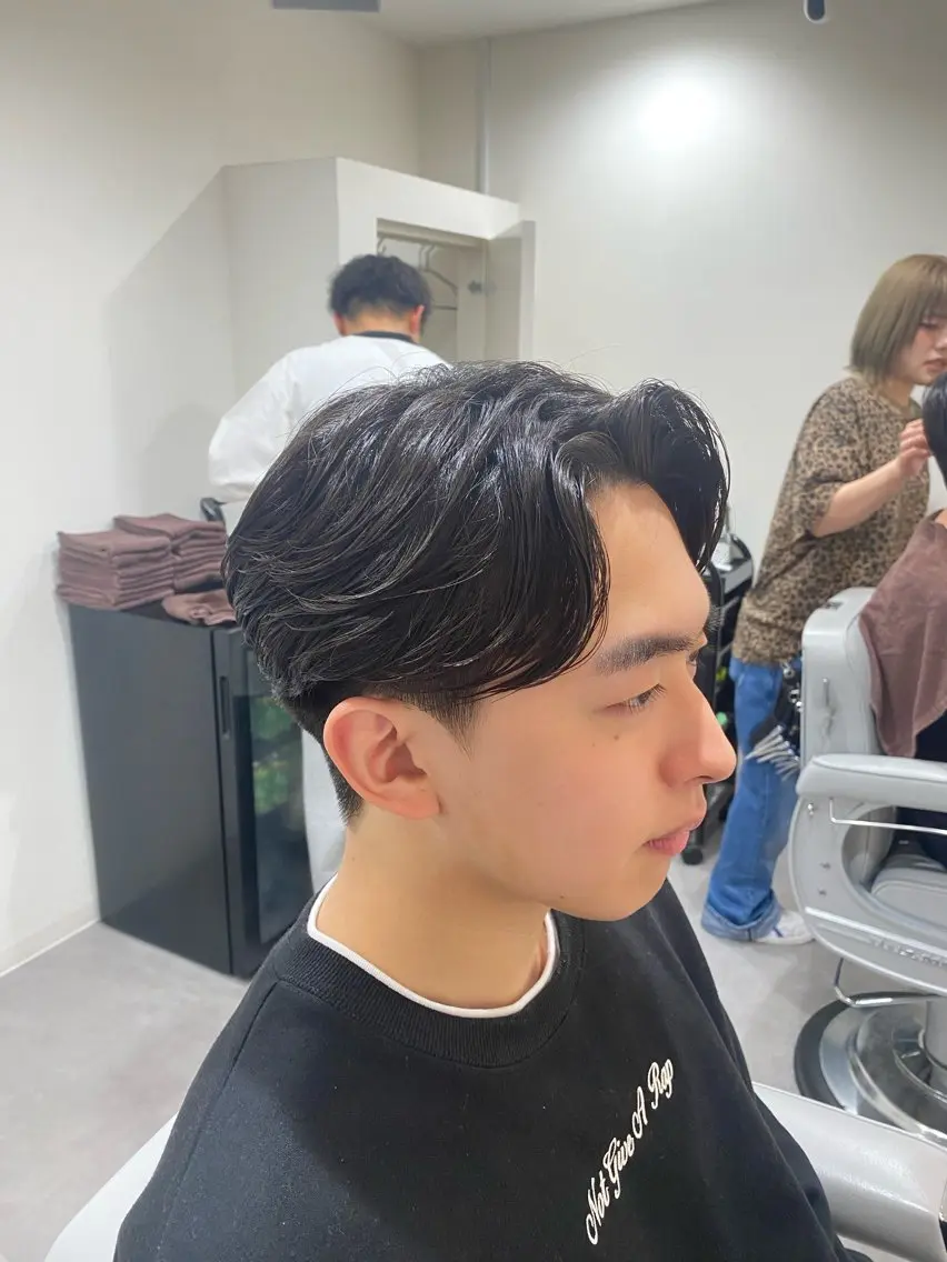 ショート カット パーマ 小川 凜華のヘアスタイル