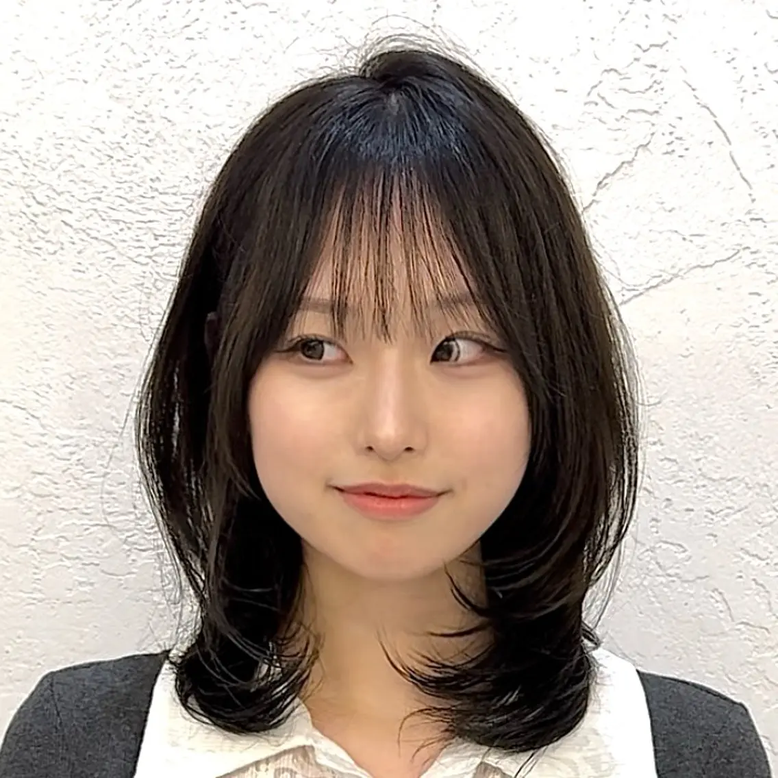 ミディアム レイヤーカット/ 堀匠吾のヘアスタイル