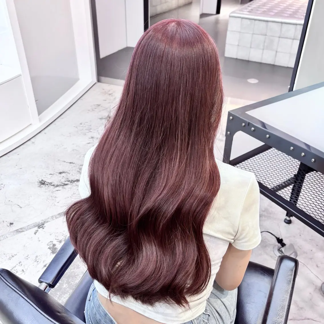 ミディアム カラー ヘアアレンジ 🎀モテ暖色× エクステ🎀あかりのヘアスタイル