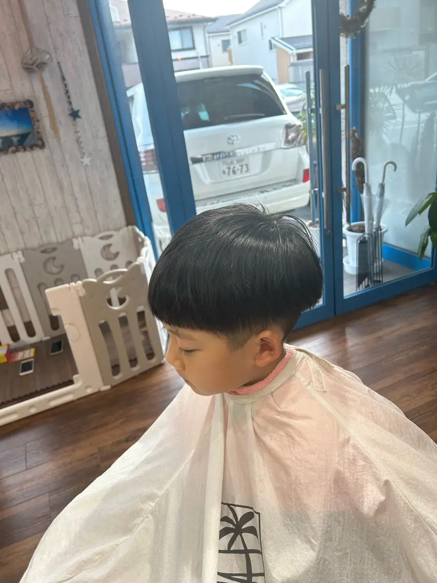子供カットの写真