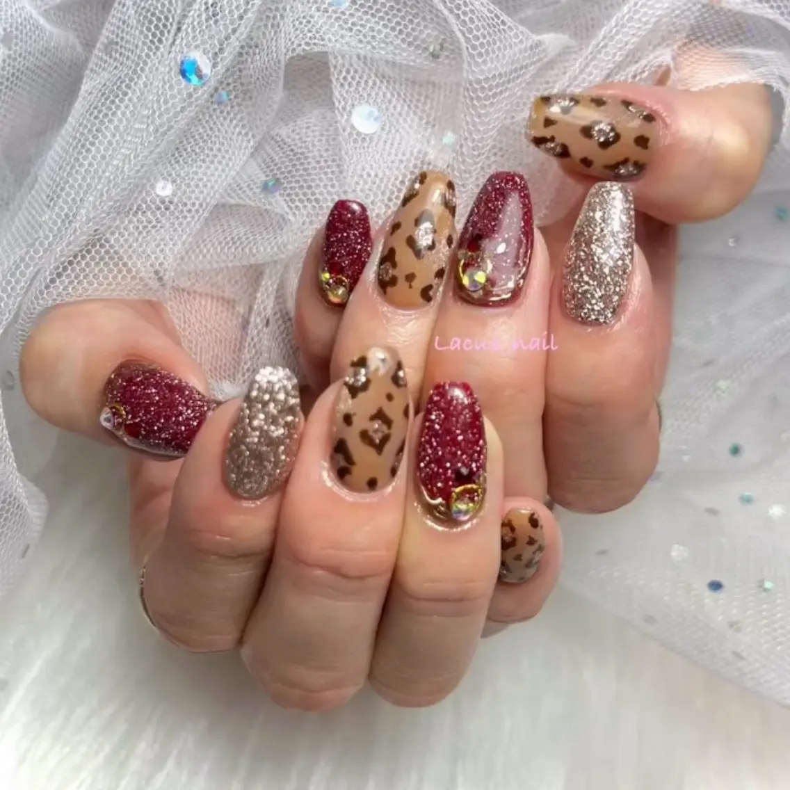 ネイル アートネイル スカルプネイル Nail Salon Lacusのネイルデザイン