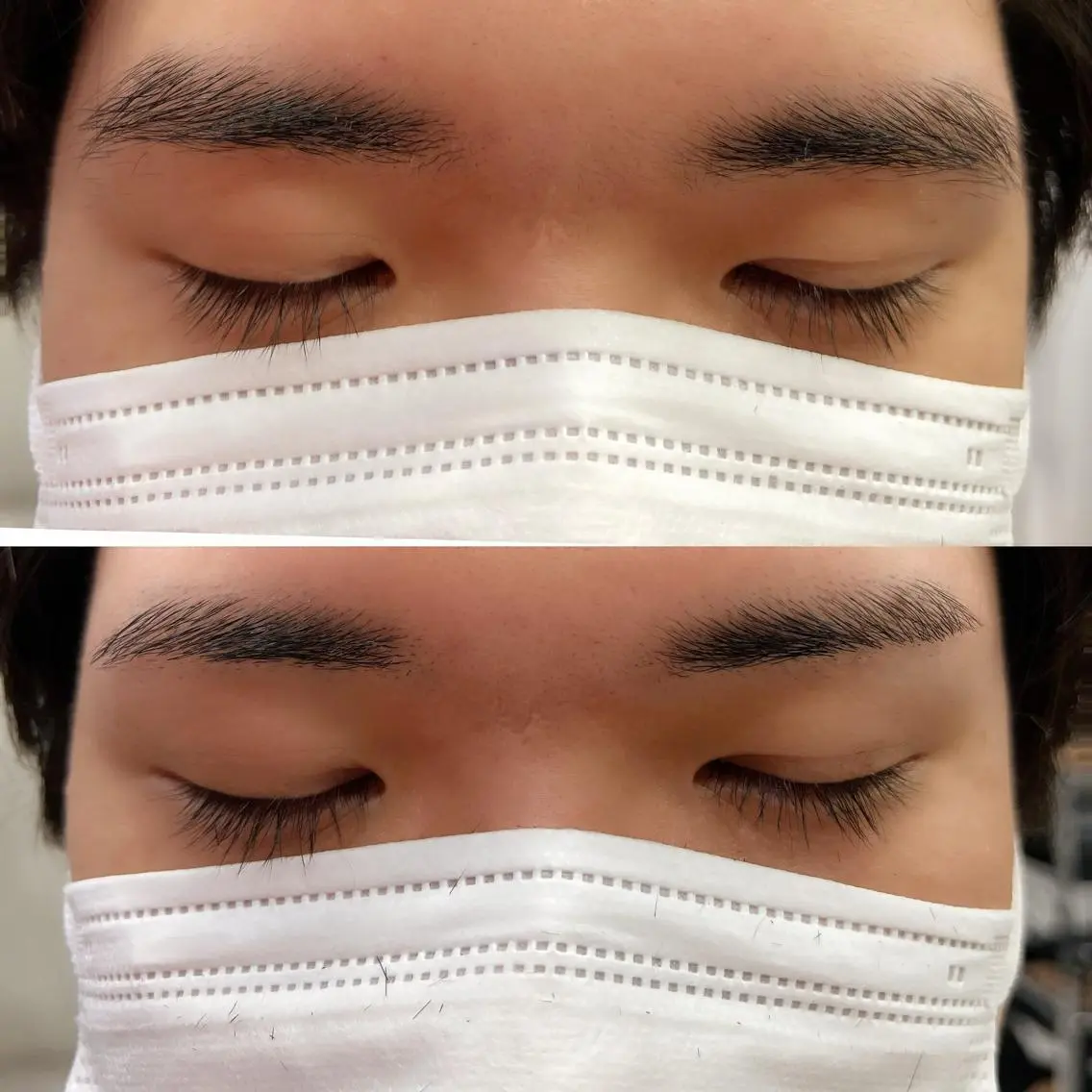 ショート パーマ メンズ アイブロウ 眉カット カット ヘッドスパ ヘアセット 半個室メンズ カット🥕羽鳥淳妃のヘアスタイル