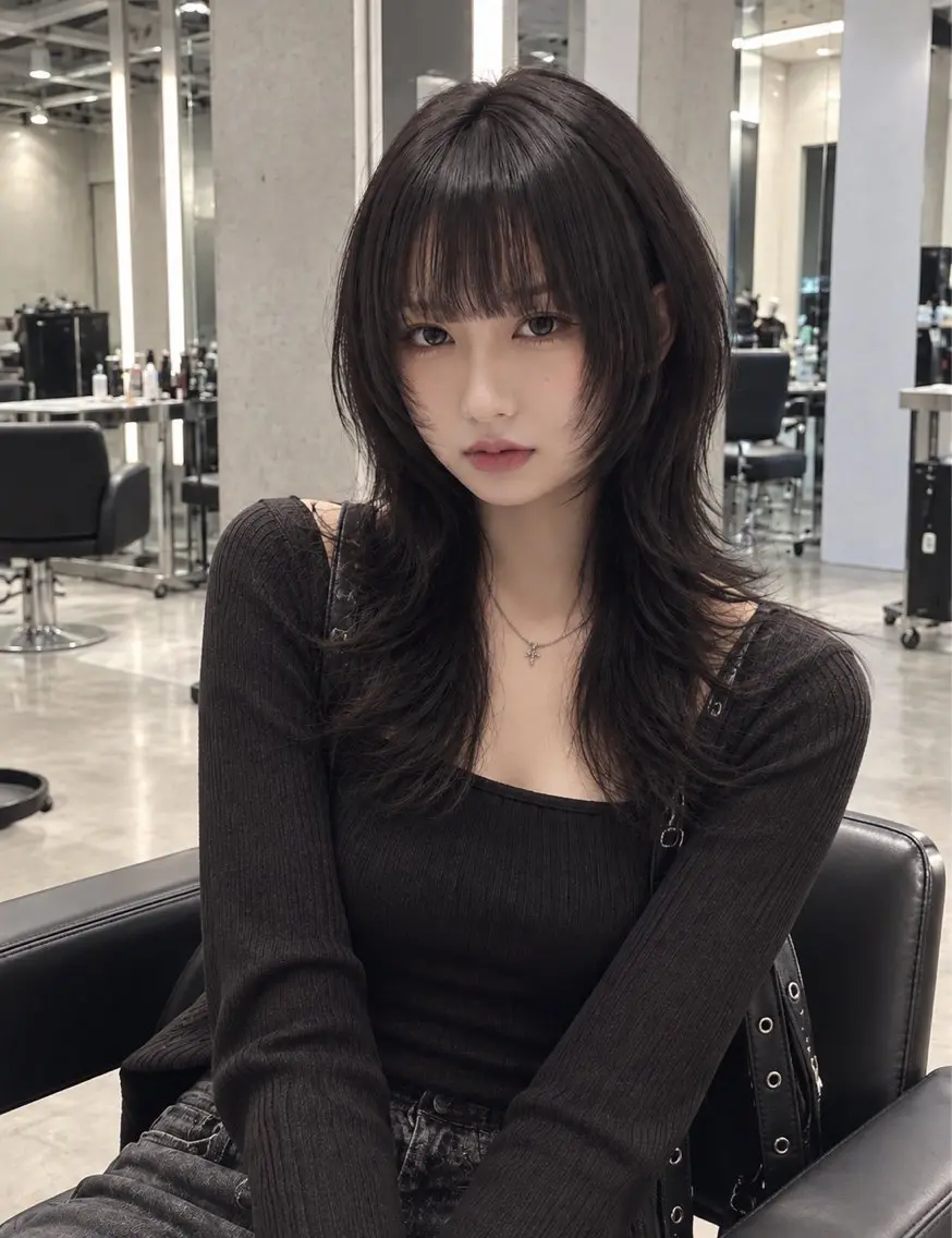 セミロング ウルフカット カット 【無料カット】 ショート/ウルフのヘアスタイル