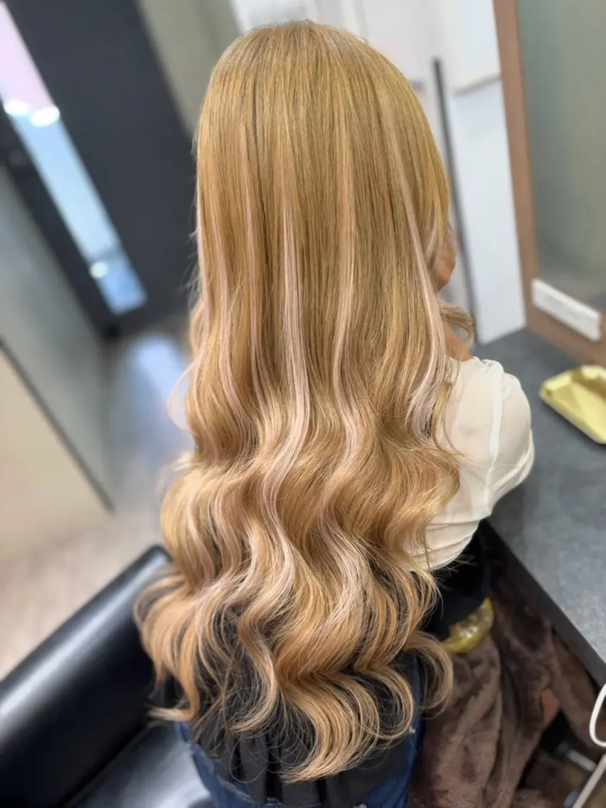ロング カット ヘアカラー エクステ 横浜/エクステ特化× 艶カラー/あいかのヘアスタイル
