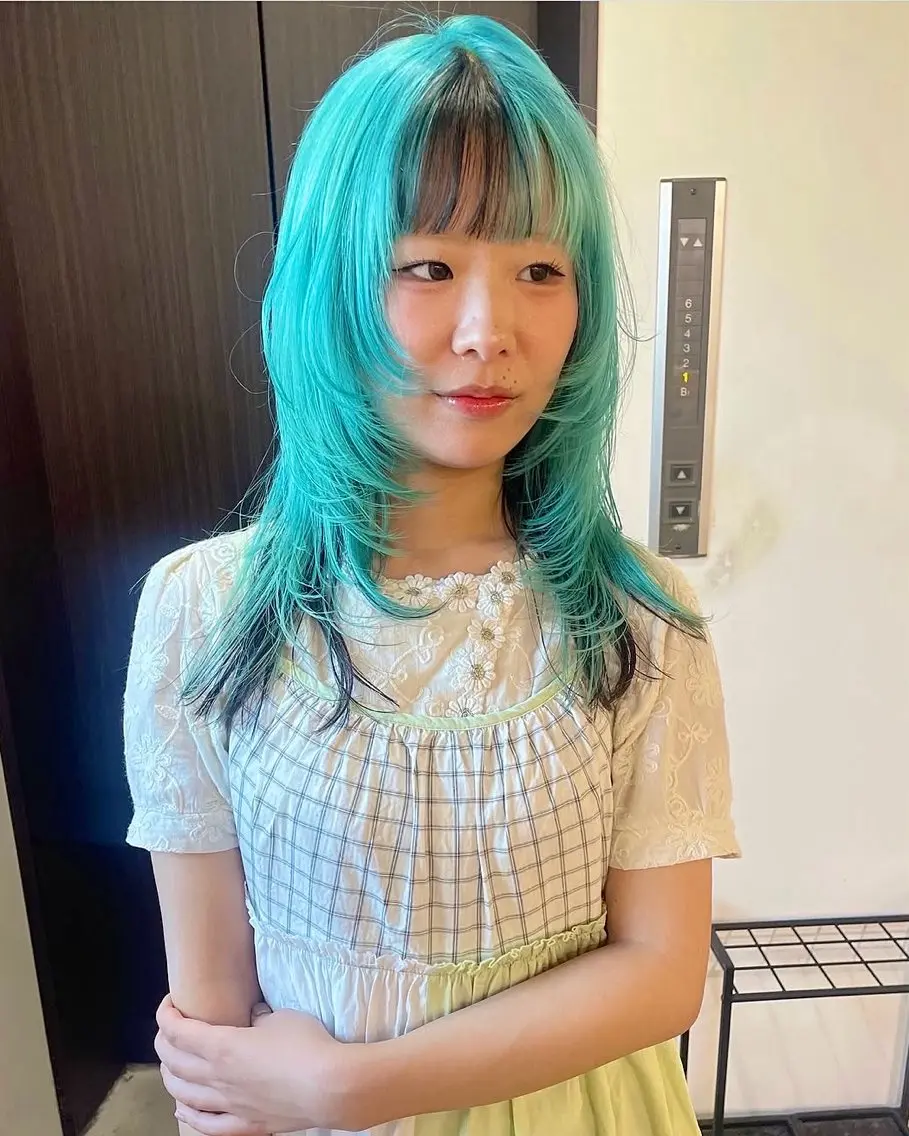 ロング カラー ヘアカラー ナナ 福岡美容室のヘアスタイル