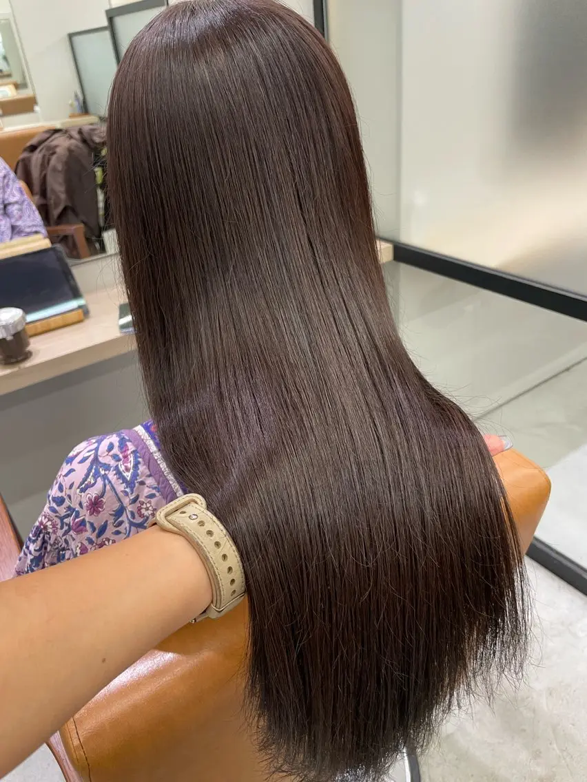 ロング カラー カット ヘアカラー 半個室女性salon 🩰Natsumiのヘアスタイル