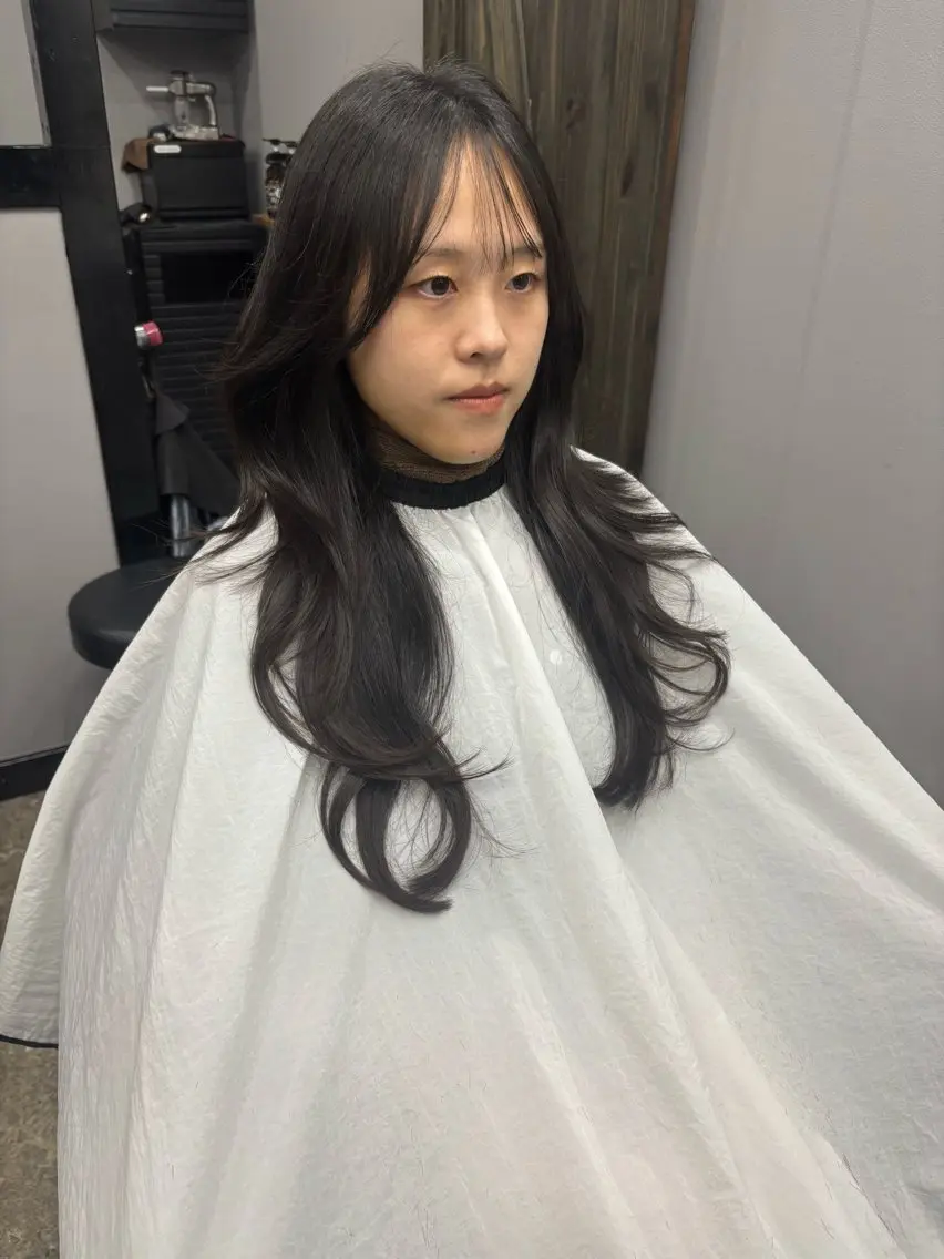 韓国ヘアアイロンスタイリング🎀の写真