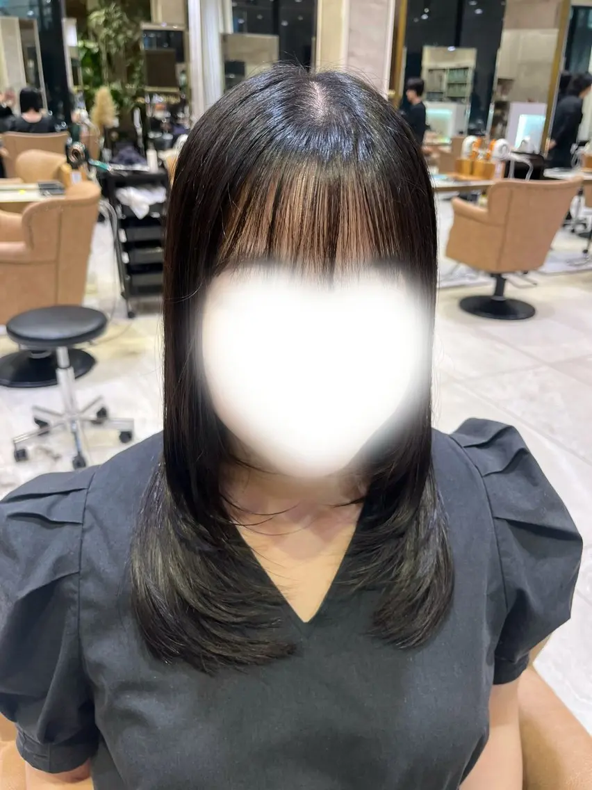 セミロング ボブ／レイヤーモデル 募集中🫧ゆい🌼のヘアスタイル