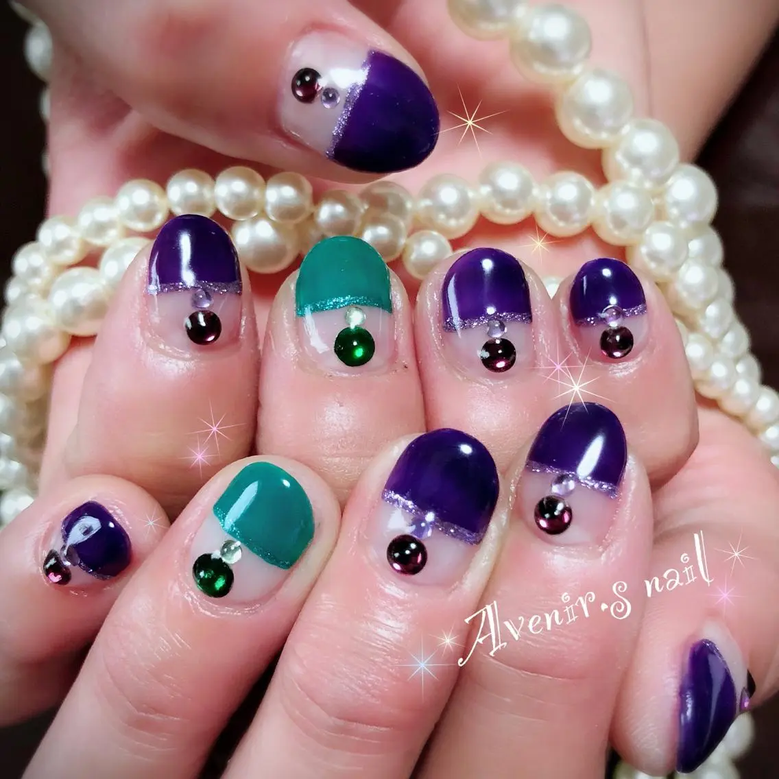 ネイル フレンチネイル ネイルチップ Home Salon Avenir.のネイルデザイン