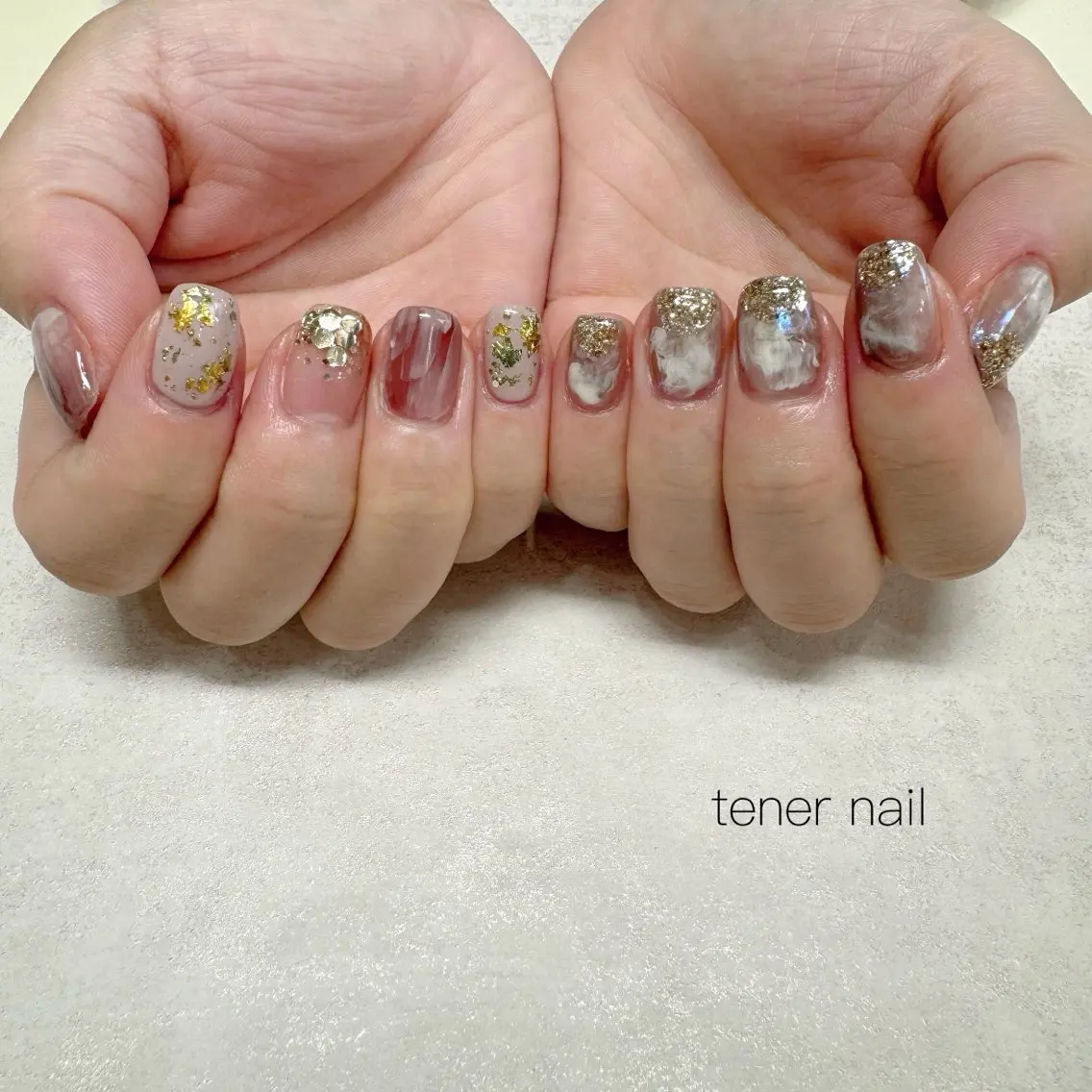 ネイル ニュアンスネイル ハンドネイル テネルネイル tener nailのネイルデザイン