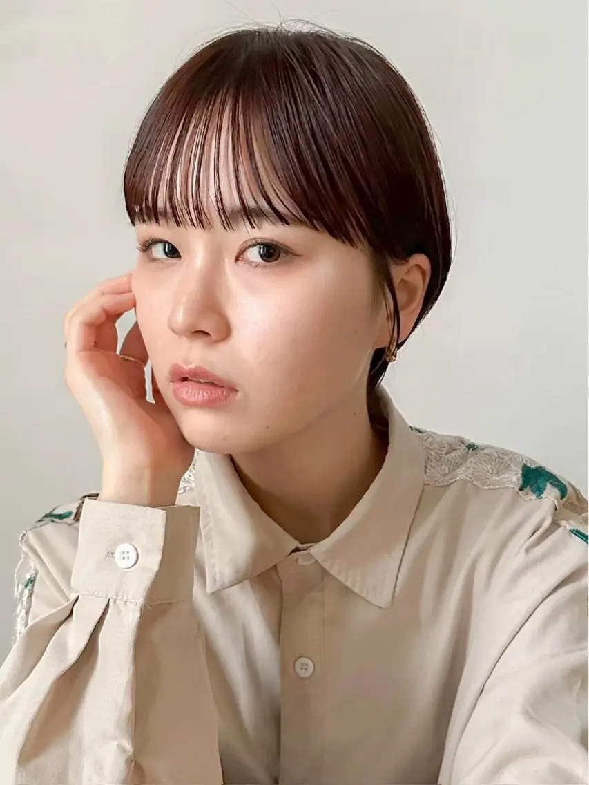 ショート ショートボブレイヤー 湯澤哲成のヘアスタイル