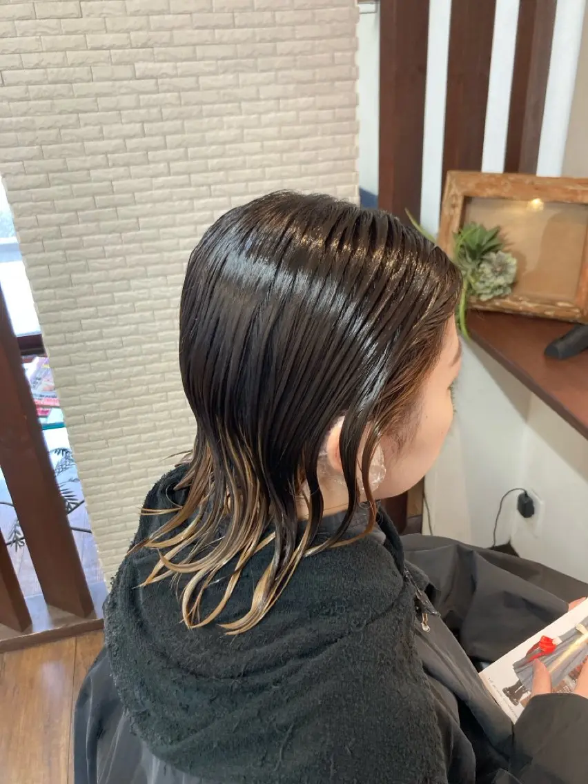 カラー ヘアカラー トリートメント ヘアと眉Otsuka Hikari💆‍♀のヘアスタイル