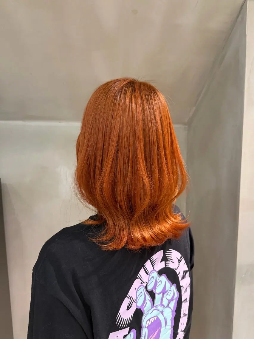 ミディアム ヘアカラー mei🪽 カラーモデルのヘアスタイル