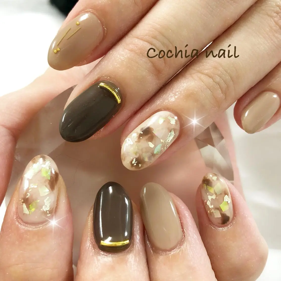 ネイル ハンドネイル cochia nailのネイルデザイン