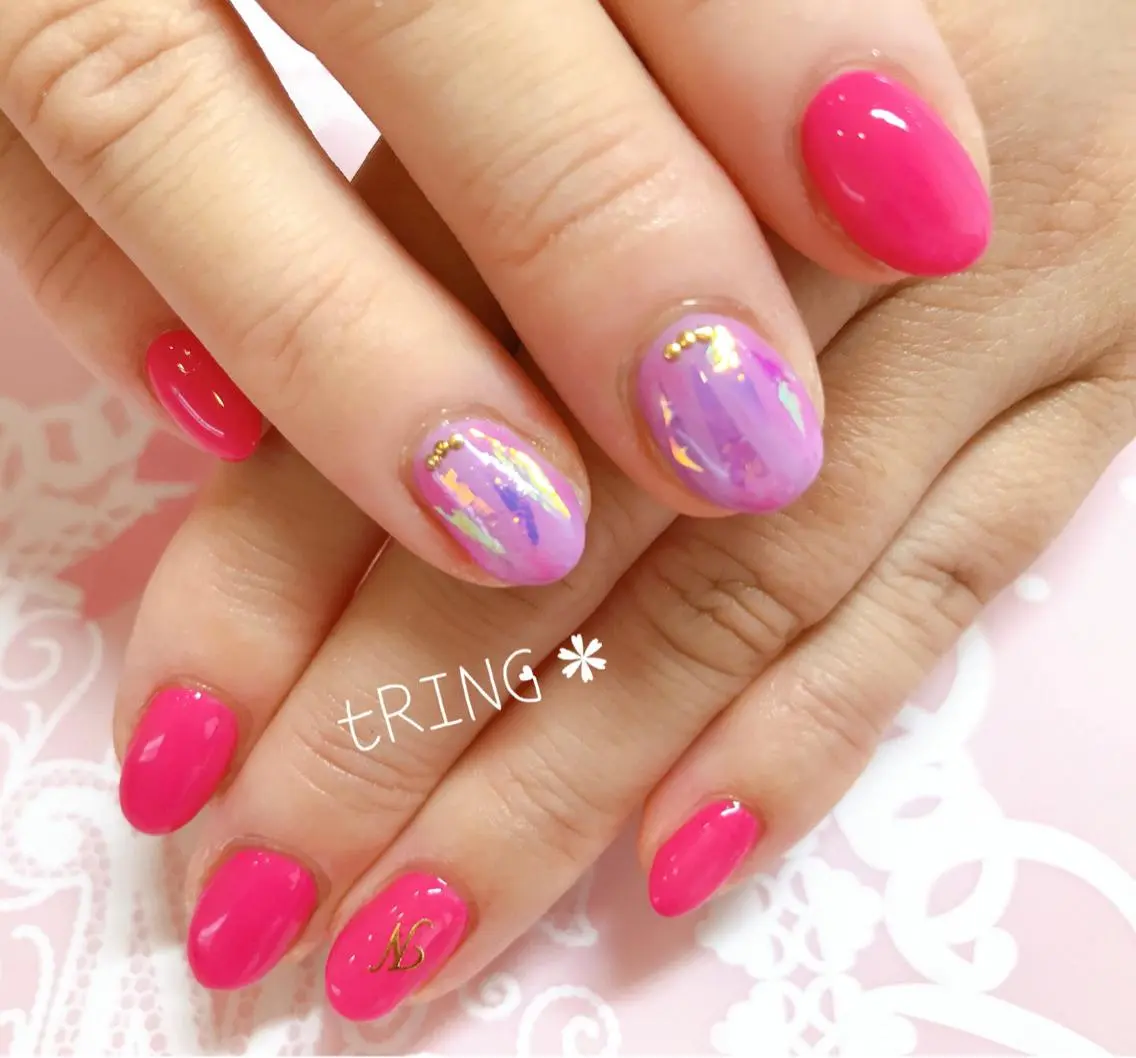 ネイル ハンドネイル tRING＊ しいの木台のネイルデザイン