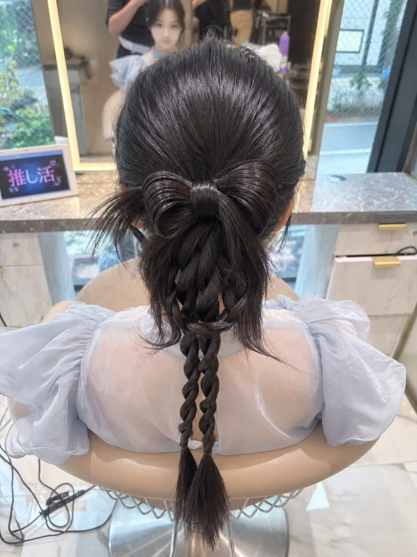 ヘアアレンジ ヘアセット 可愛い製造機🎀 ヘアメイクMoriのヘアスタイル