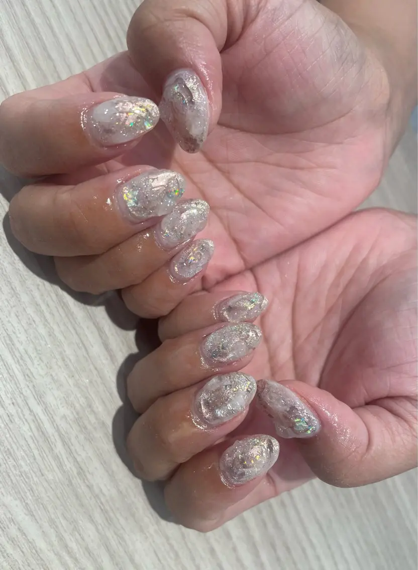 ミディアム ハンドネイル mallee nailのネイルデザイン