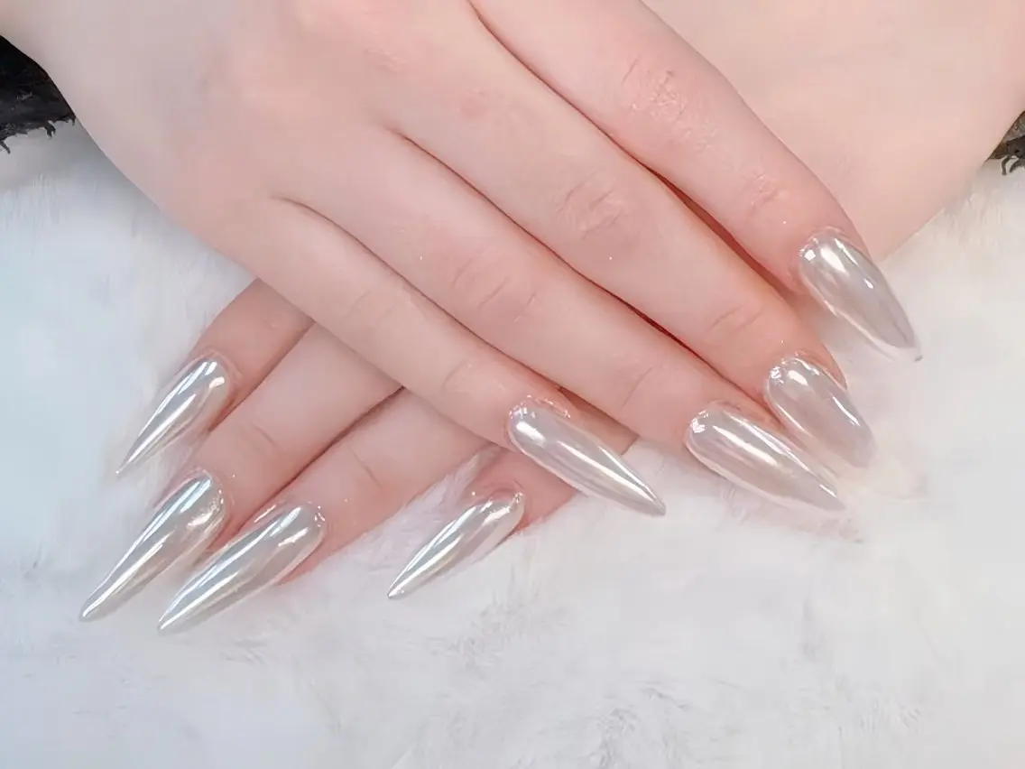 ネイル 長さ出し ジェルネイル 韓国ネイル マグネットネイル 持ち込み ハンドネイル EGAO NAIL 錦糸町店のネイルデザイン