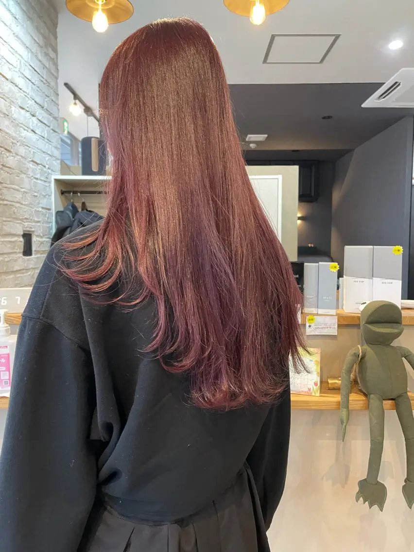 ロング カラー Basis 田口豪司のヘアスタイル