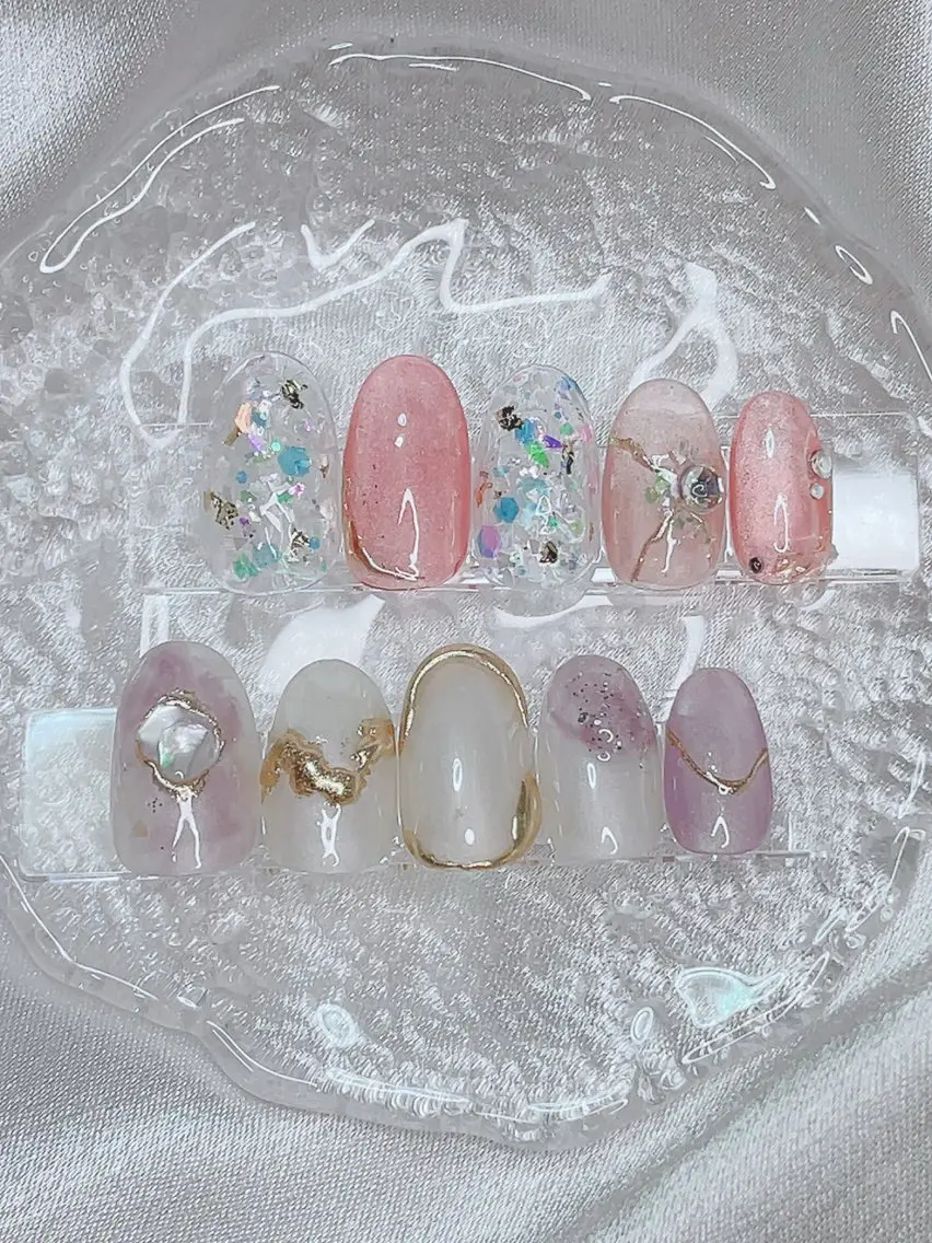 ネイル ハンドネイル saki/日野市豊田 /うるちゅるネイルのネイルデザイン
