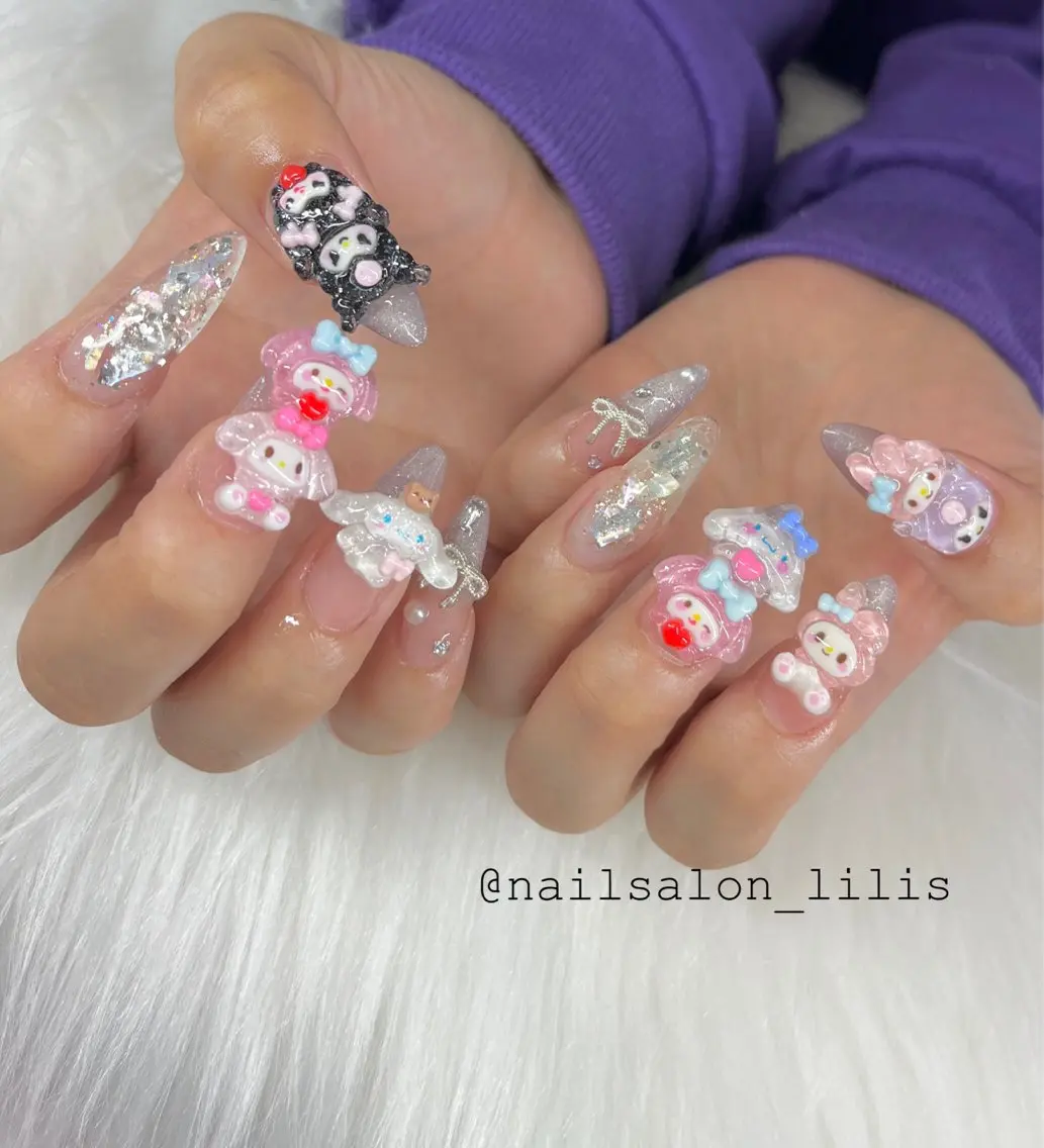 ネイル 持ち込み ハンドネイル nailsalon Lilisのネイルデザイン