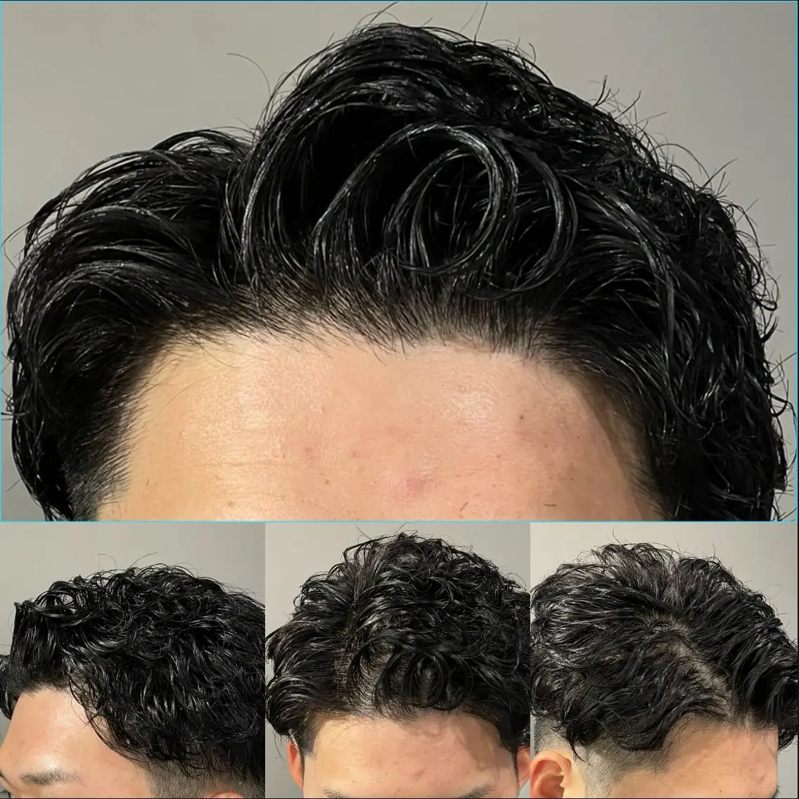 ショート パーマ メンズ メンズパーマ ツーブロック 渡邉 直登のヘアスタイル