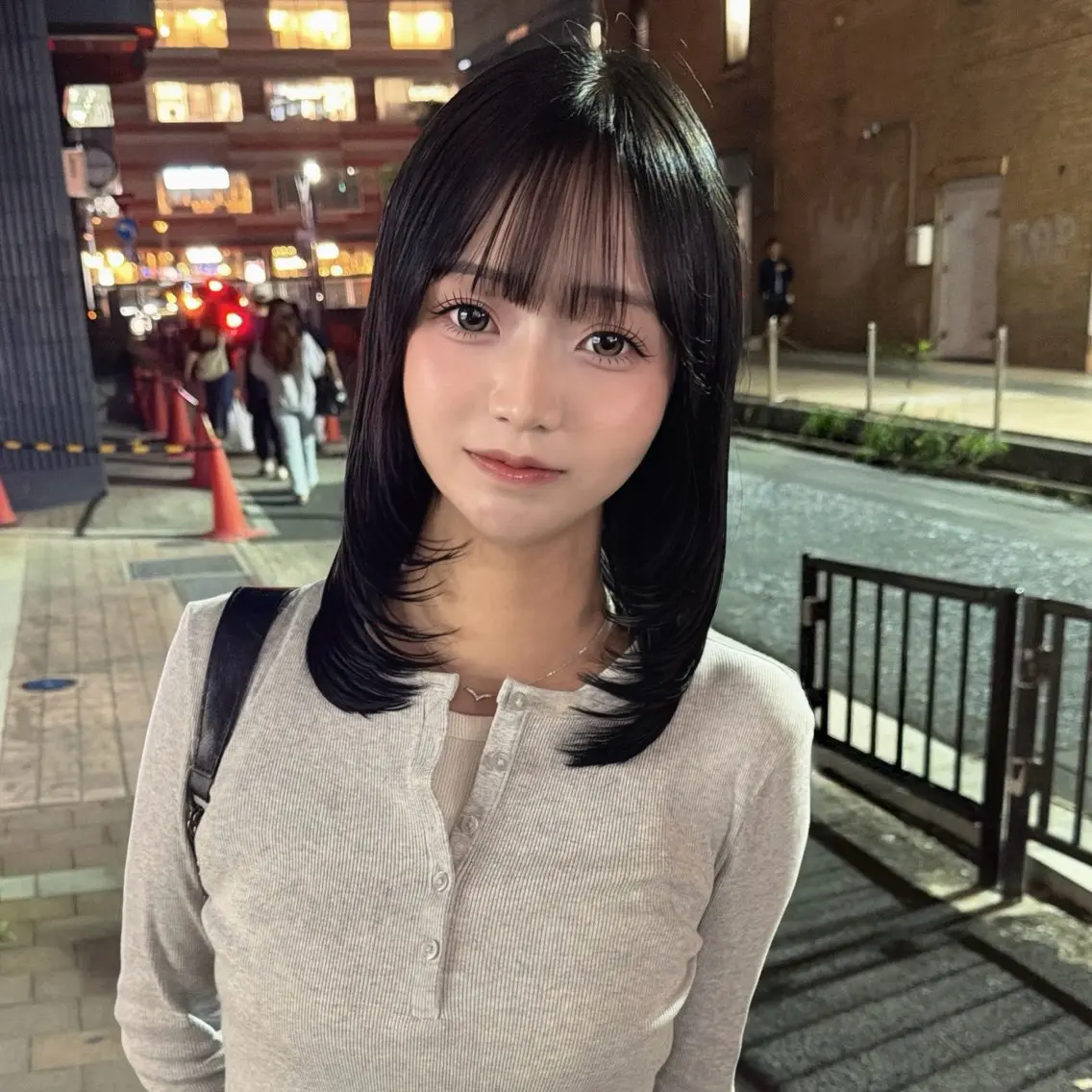 セミロング カット ヘアカラー トリートメント ヘッドスパ ヘアセット 🇰🇷韓国ワンホン レイヤー🎀AYUのヘアスタイル