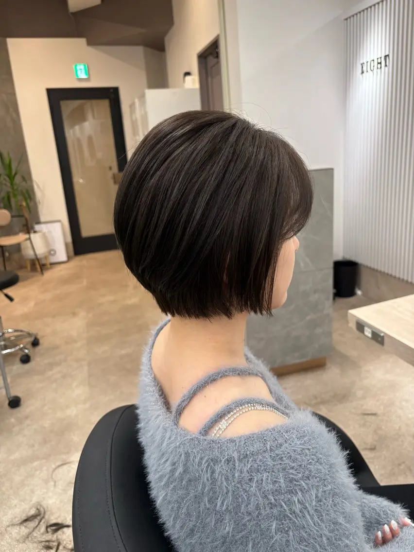 ショート ショートボブ ボブ ショートヘア 🐬レイヤー /透明感/あいか🫧のヘアスタイル