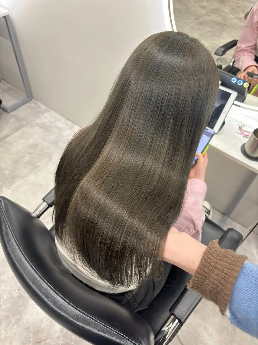 💕🍭minio割🍭💕🐰︎ブリーチなしでカラーを楽しみたい方🐰︎ブリーチなしのダブルカラー➕トリートメントの写真