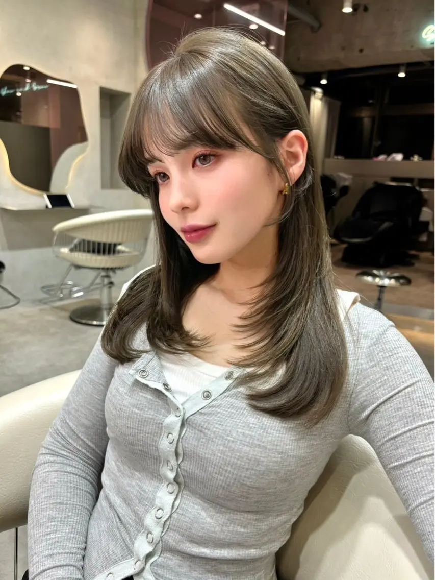 ロング カラー カット ヘアカラー トリートメント ヘアセット 大宮縮毛矯正🩵 レイヤー 佐藤和のヘアスタイル