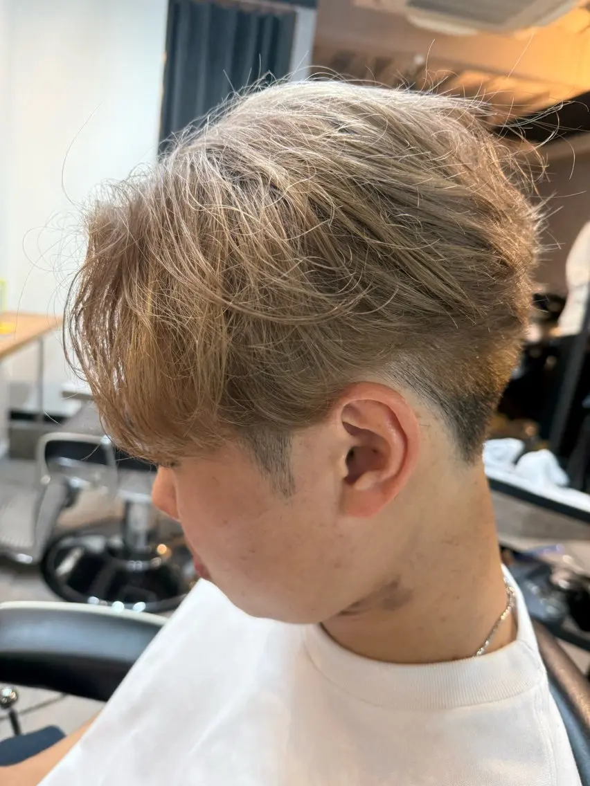 メンズ ヘアカラー 直毛改善特化美容師/ 大森雄貴のヘアスタイル