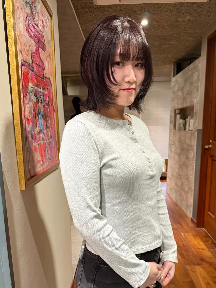 ショート カラー カット ヘアカラー トリートメント mai / linoah˚✧のヘアスタイル