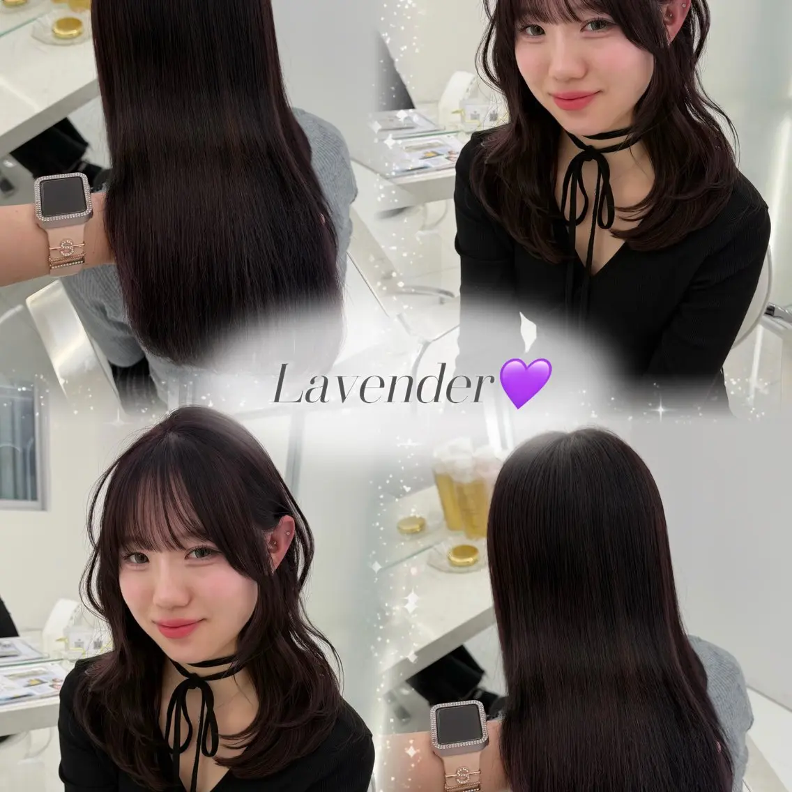 カラー ブラウンカラー 透明感カラー ラベンダーカラー ヘアカラー 透明感カラー/艶髪 /seira🎀のヘアスタイル