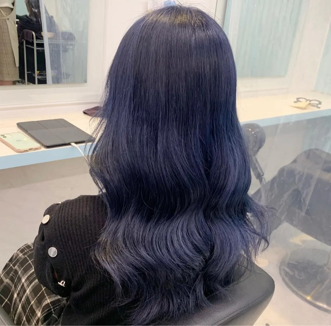 ミディアム ヘアカラー トリートメント 顔周りレイヤー/新宿 /モテ艶カラー/航介のヘアスタイル