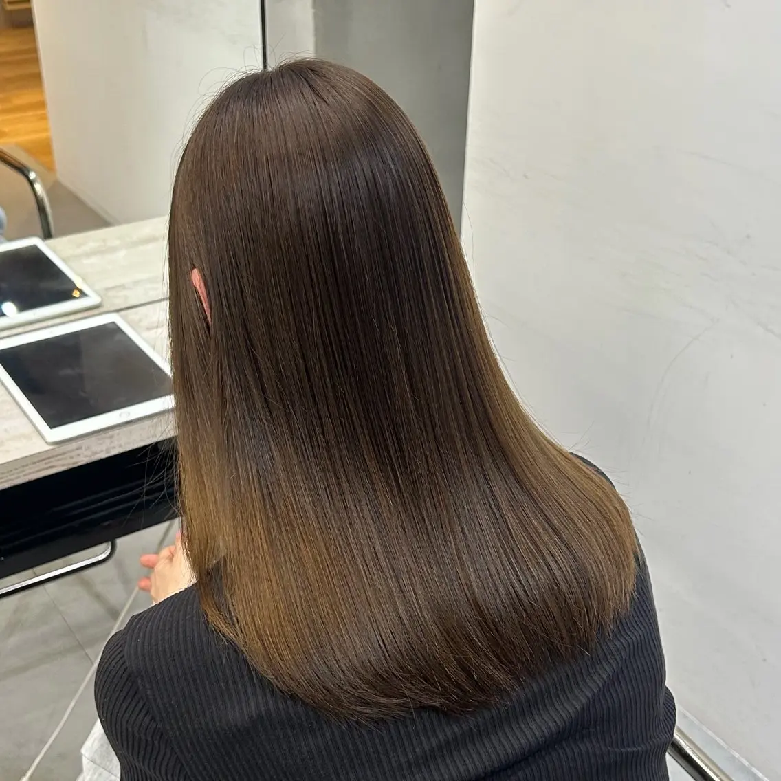 カラー ヘアカラー トリートメント 透明感カラー🩵艶髪 ⟡.· asamiのヘアスタイル