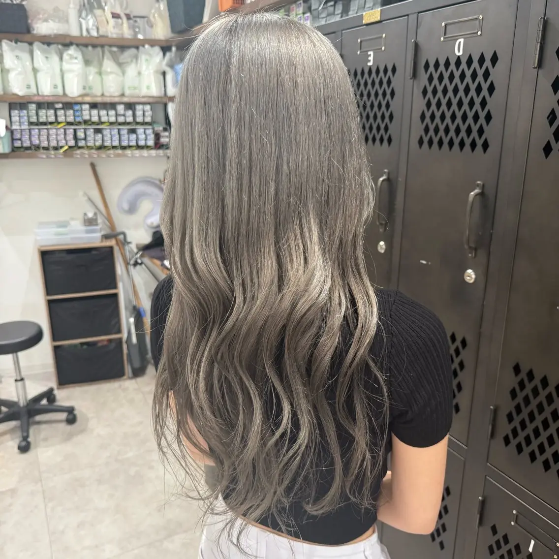 セミロング ヘアカラー トリートメント ルナ🫐縮毛矯正 🫐髪質改善のヘアスタイル